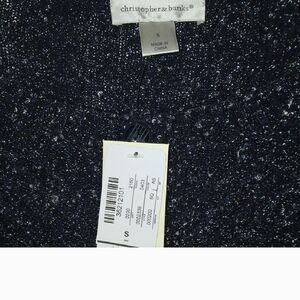 NWT Christopher & Banks Navy Textured Sweater